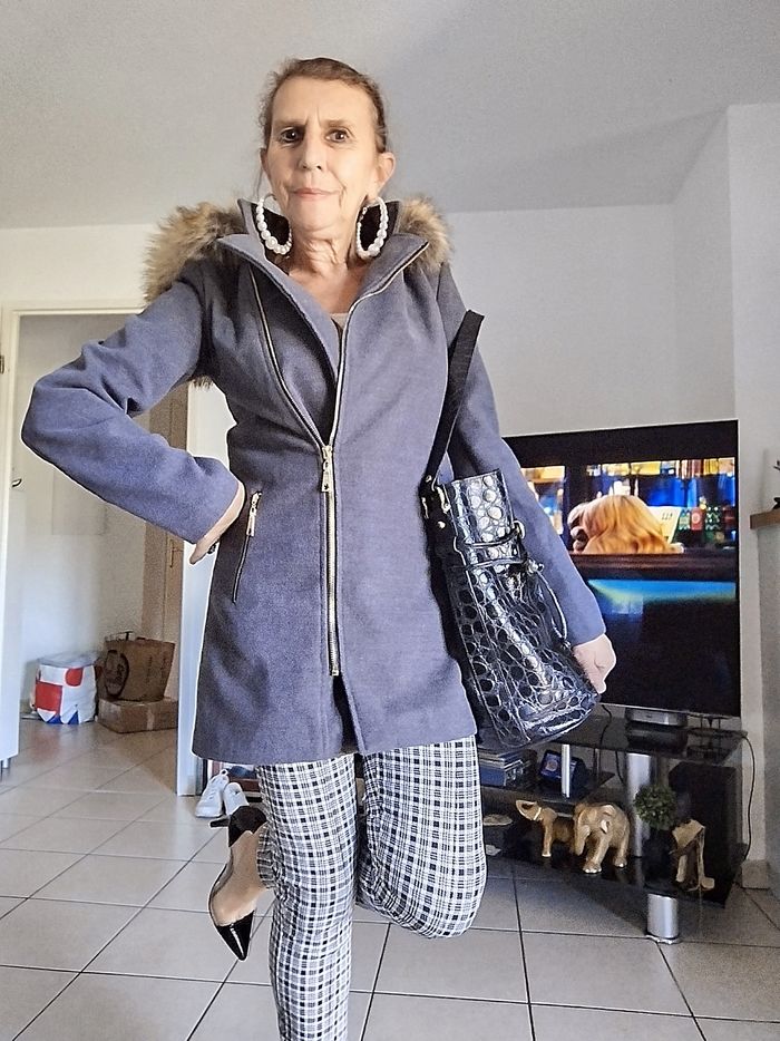 Manteau M/L capuche Made in Italy neuf