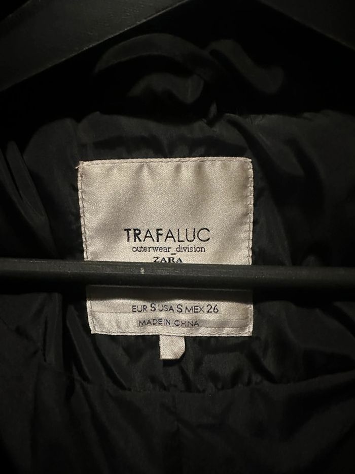 Doudoune Zara noir avec fourrure amovible - photo numéro 9