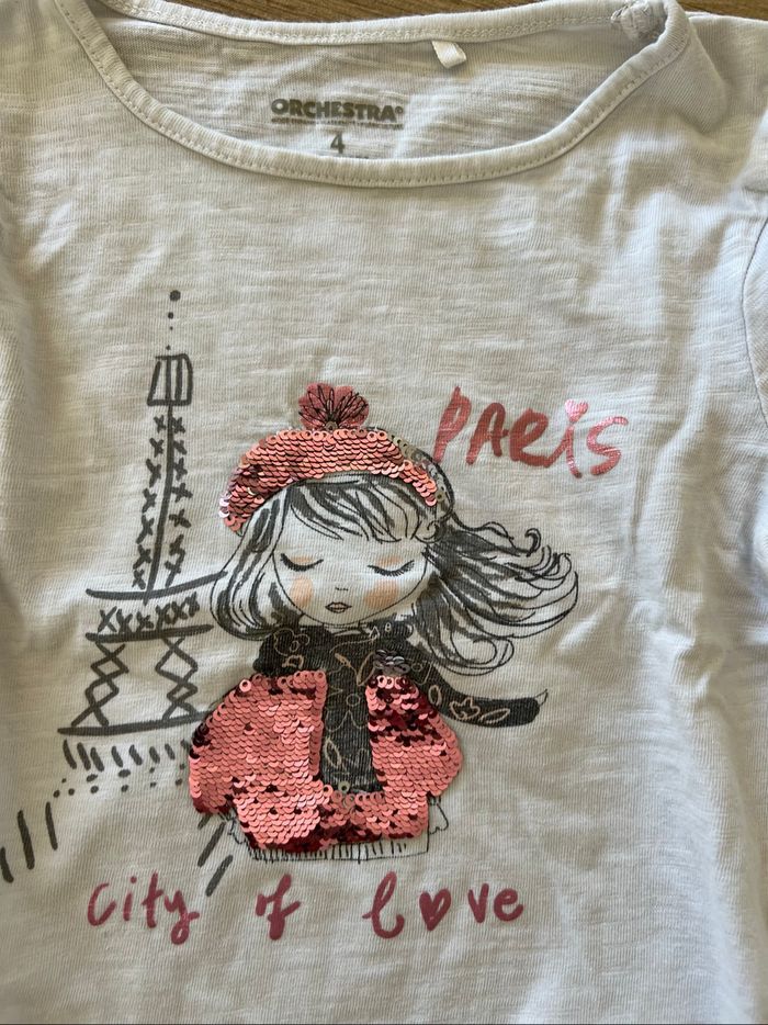 Lot 2 tee-shirts manches longues 4 ans Orchestra - photo numéro 4