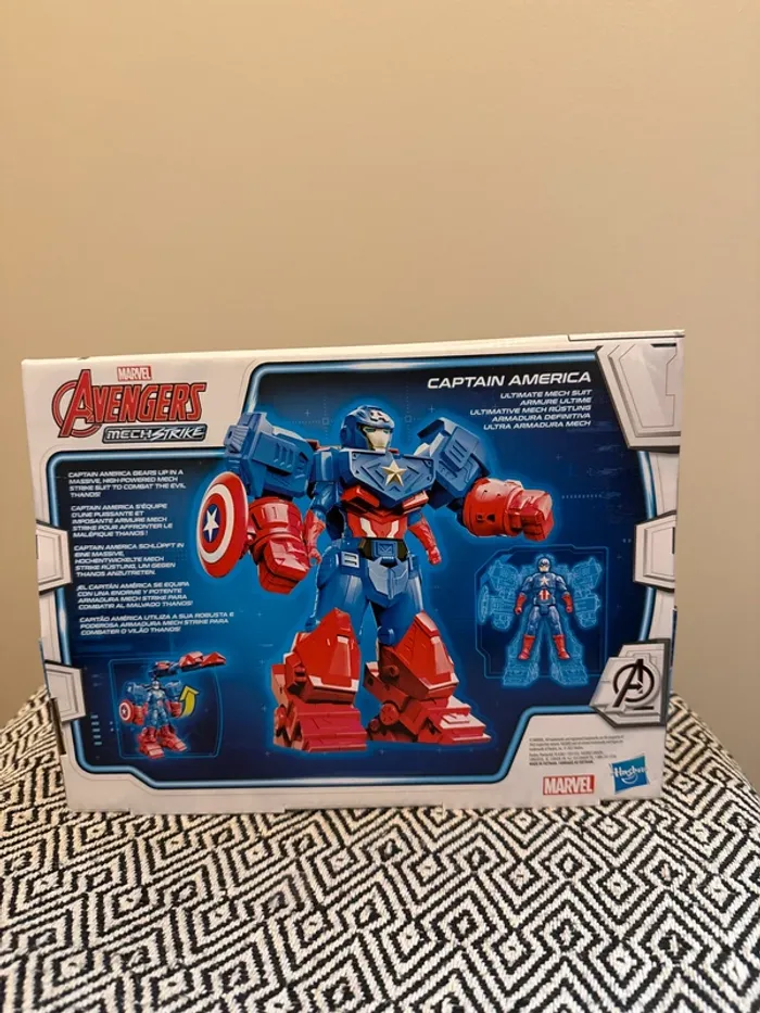 Marvel Avengers - Figurine 20 cm Captain America Mech Strike- 4 ans et + - photo numéro 2
