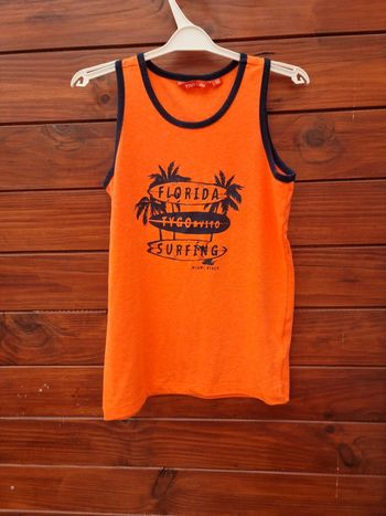 Tshirt sans manche 6/8 ans