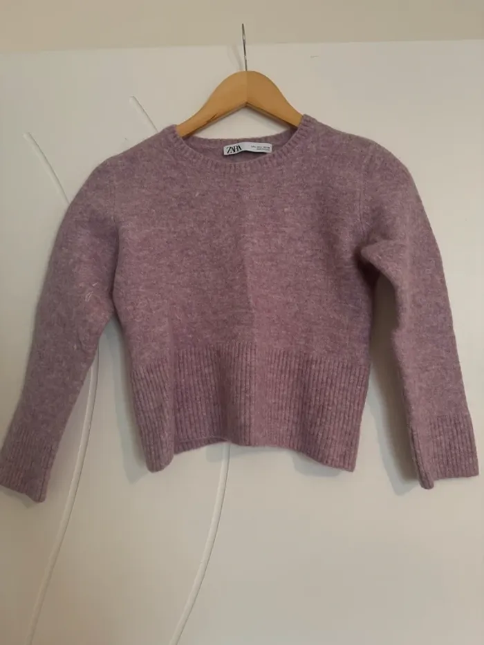 Pull enfant mauve Zara kids