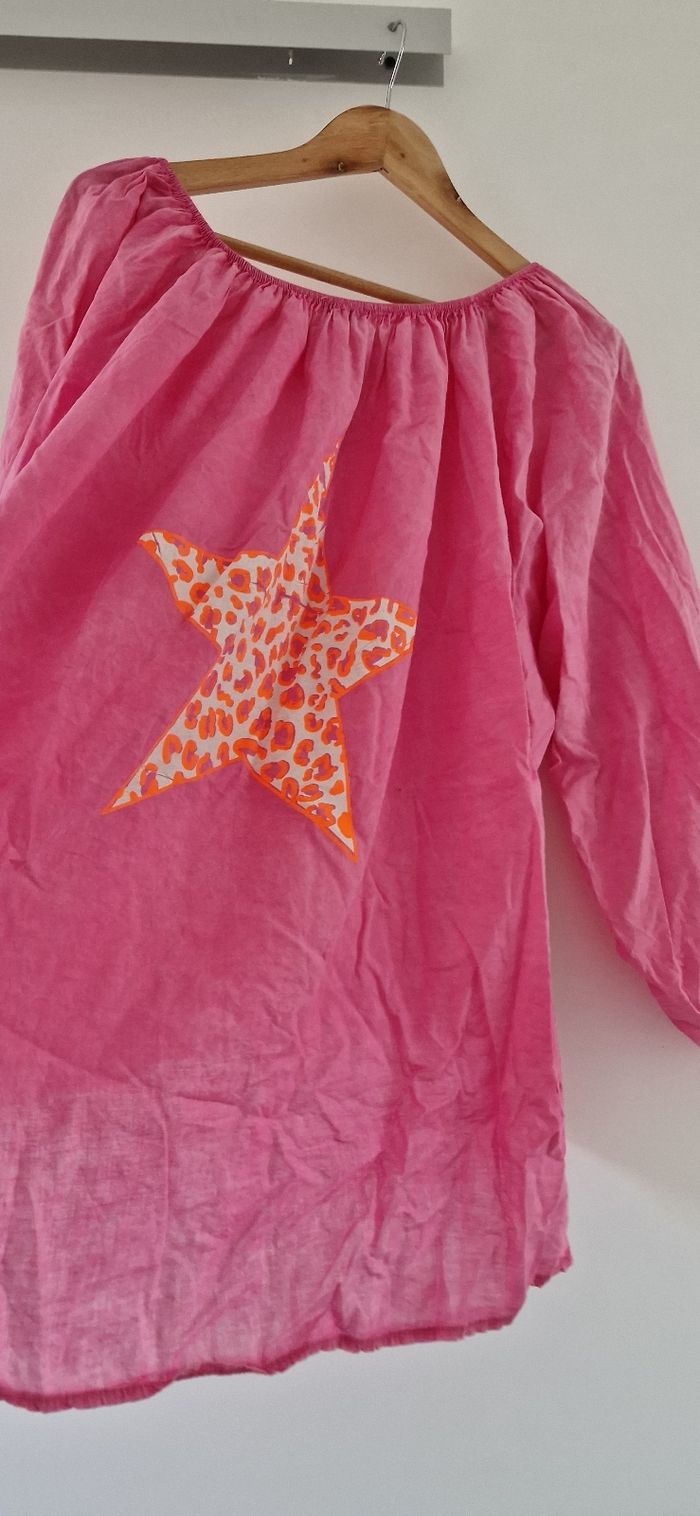 Blouse rose  femme taille XXL - photo numéro 6