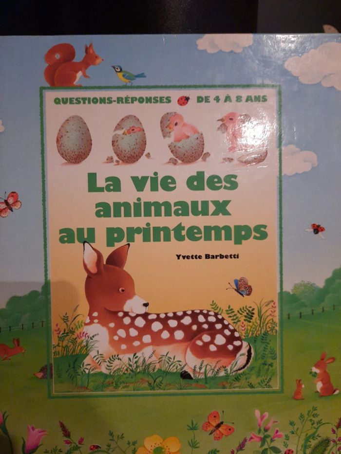 Livre questions raiponses- La vie des animaux au printemps - photo numéro 2