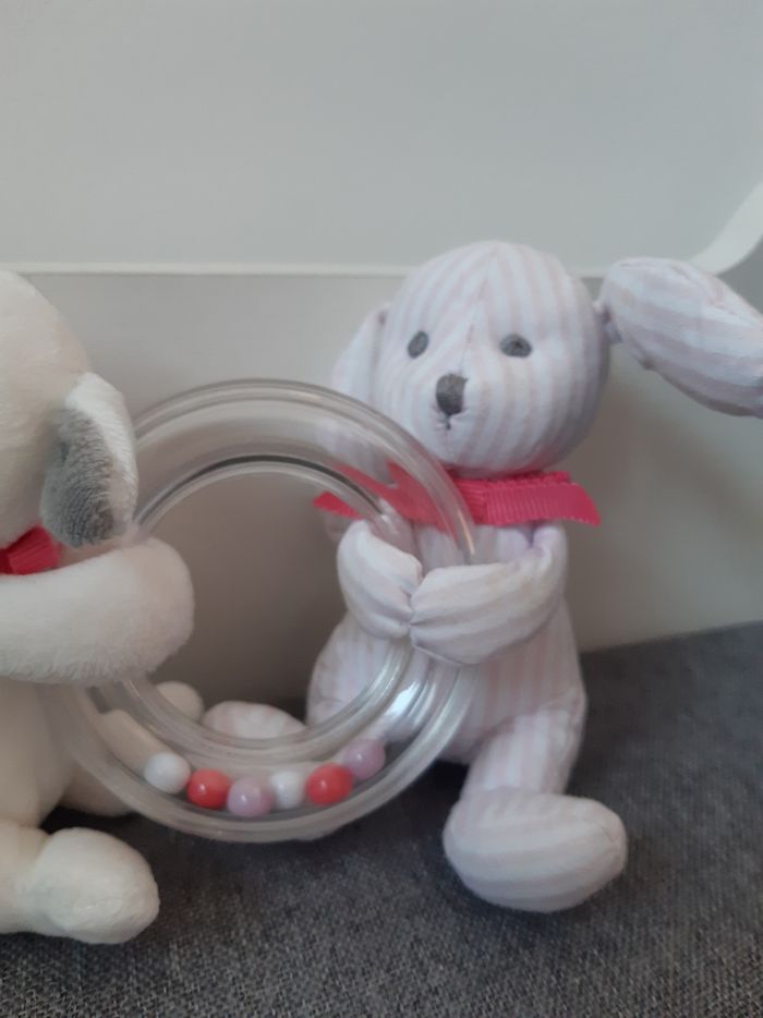 Jouet Peluche Hochet Jacadi - photo numéro 3