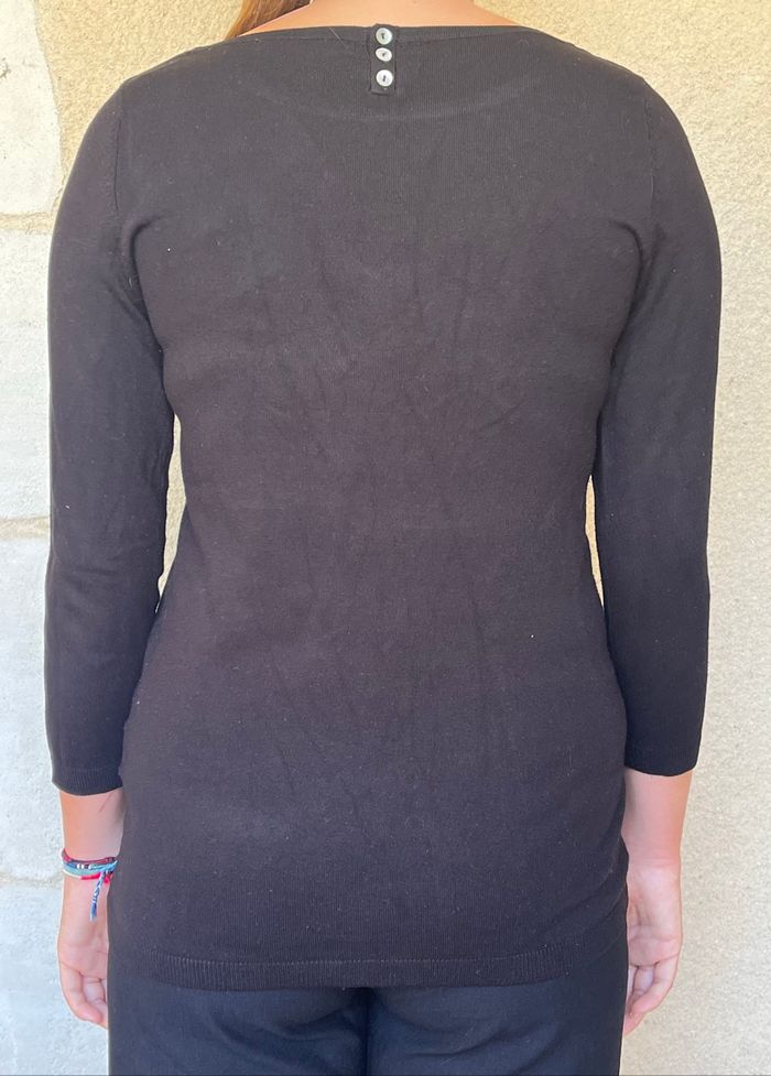Pull noir Etam ( Taille L) - photo numéro 5