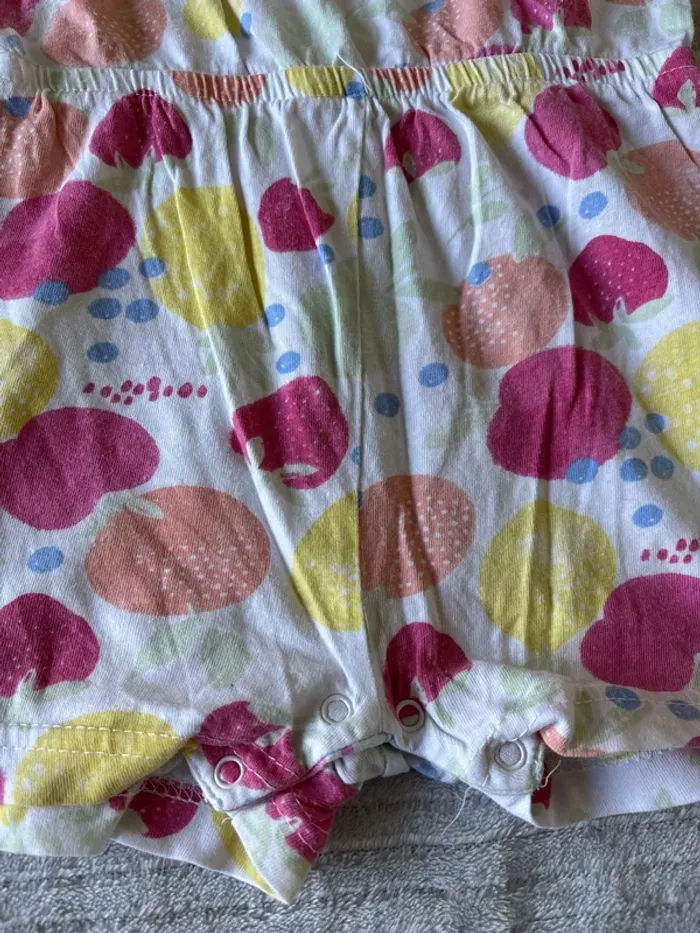 Combi short rose fille été - photo numéro 3