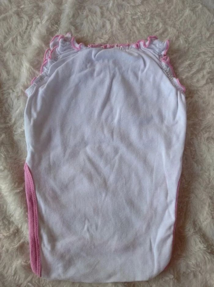 Body sans manche Fille 1 mois oiseau nœud Grain de blé 100% coton - photo numéro 8