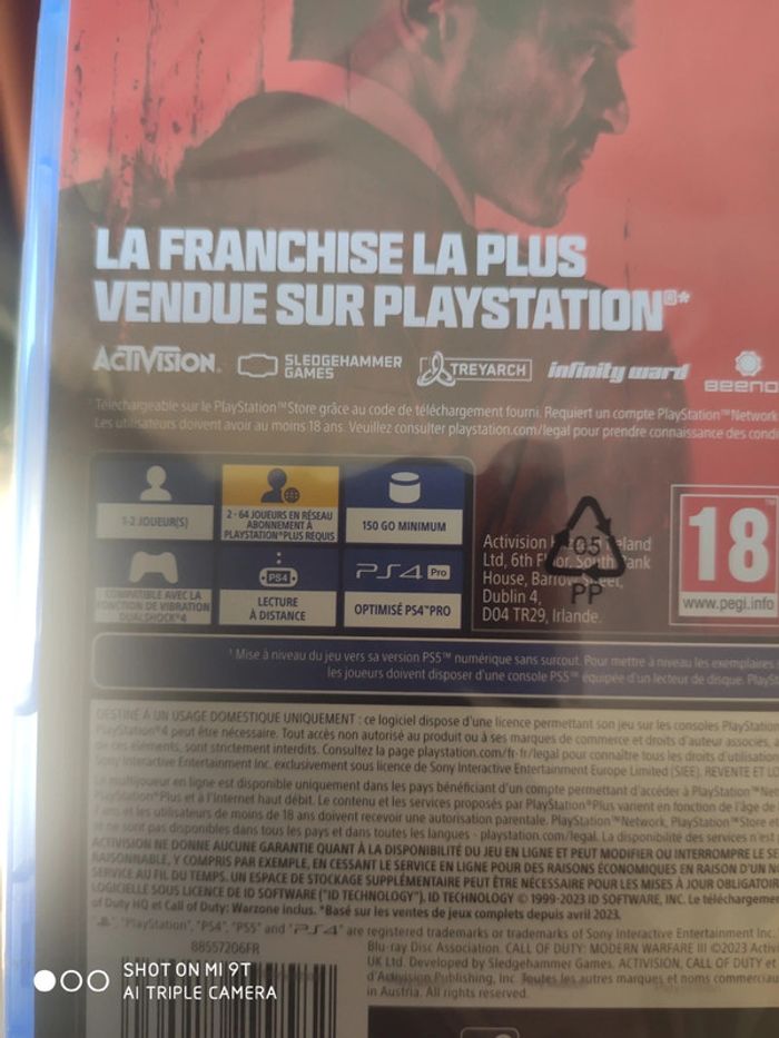 Jeu PS4 call of duty modern Warfare - photo numéro 2