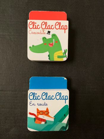 Lot 2 livres Clic Clac Clap