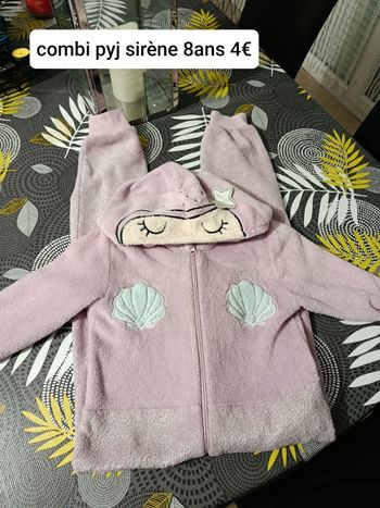 Combi pyjama siréne