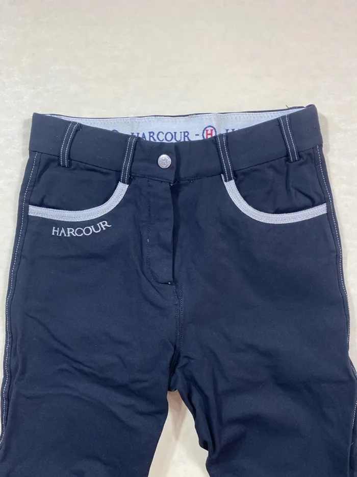 Pantalon équitation Harcour taille 34 enfant/adolescent noir - photo numéro 6