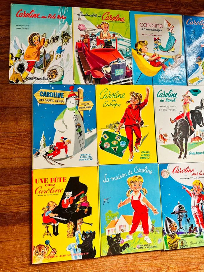 Lot de 10 éditions originales Caroline livres bd albums Pierre Probst anciens vintage - photo numéro 3