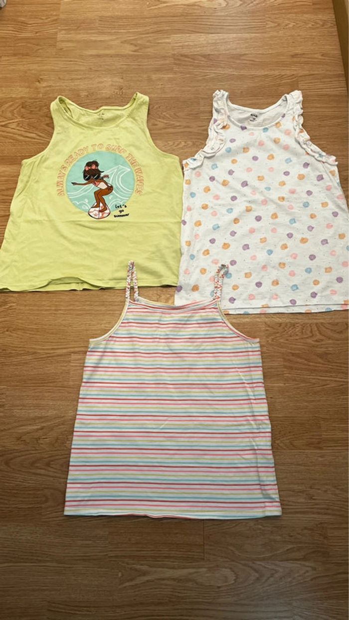 Lot débardeurs filles 12 ans