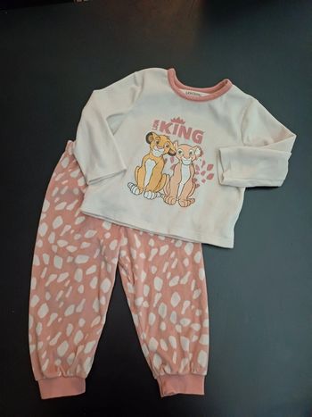 Pyjama roi lion disney