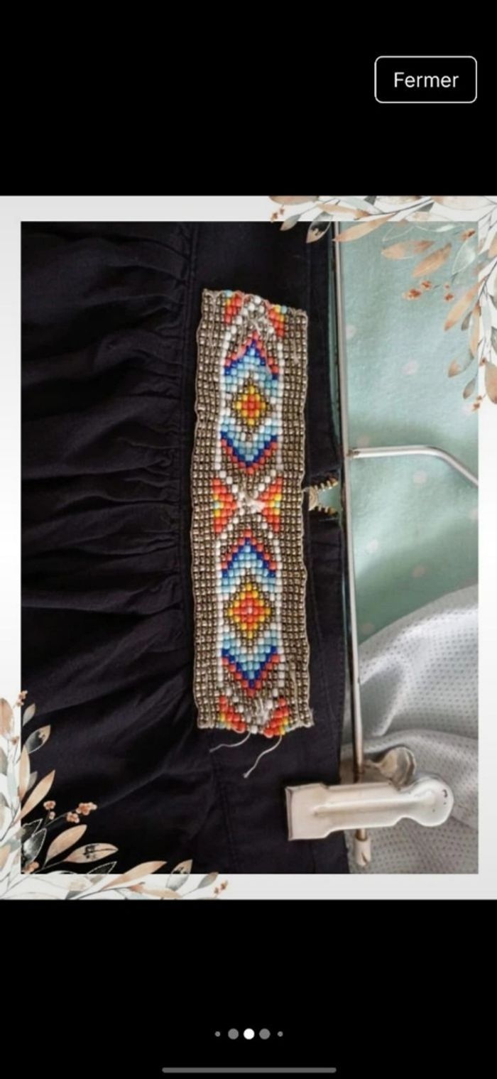 Jupe noire fluide en viscose doublée 38 - photo numéro 5