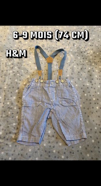Short bretelles 6-9 mois 74 cm H&M