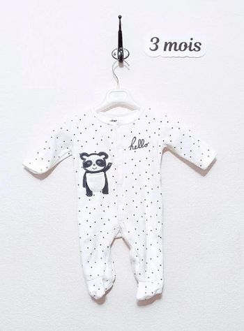 Pyjamas bébé fille taille 3 mois