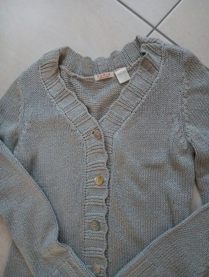 Gilet turquoise La Redoute taille 38/40 - photo numéro 2