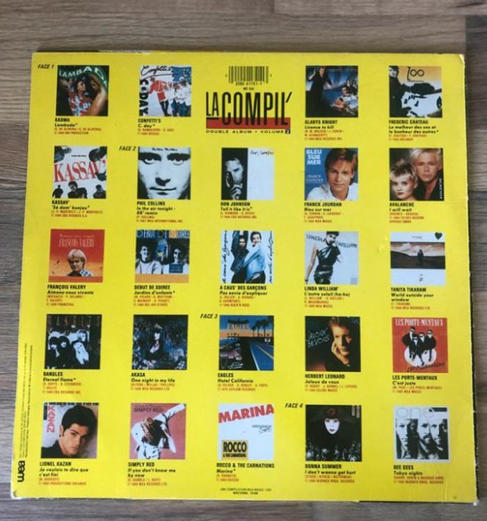 Vinyle 33 tours INCOMPLET-La compil' 24 hits enchainés - photo numéro 2