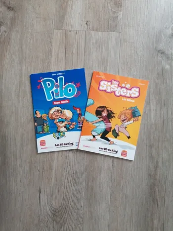 Lot de 2 BD Les Sisters et Pilo