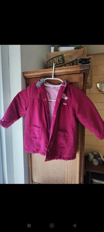 Manteau petite fille