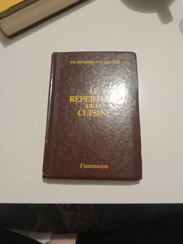Livre le répertoire BDE la cuisine th Gringoire