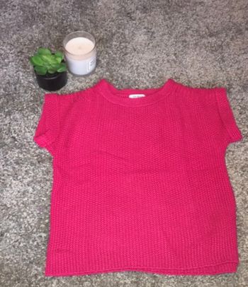 Pull en laine manche courte