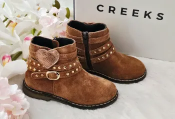 Bottes Bottines Cuir Zip Creeks T26