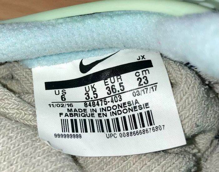 Nike Sock Dart « Presto » Blue Sky UK3,5 US6 FR36,5 Original Femmes/Womans - photo numéro 6