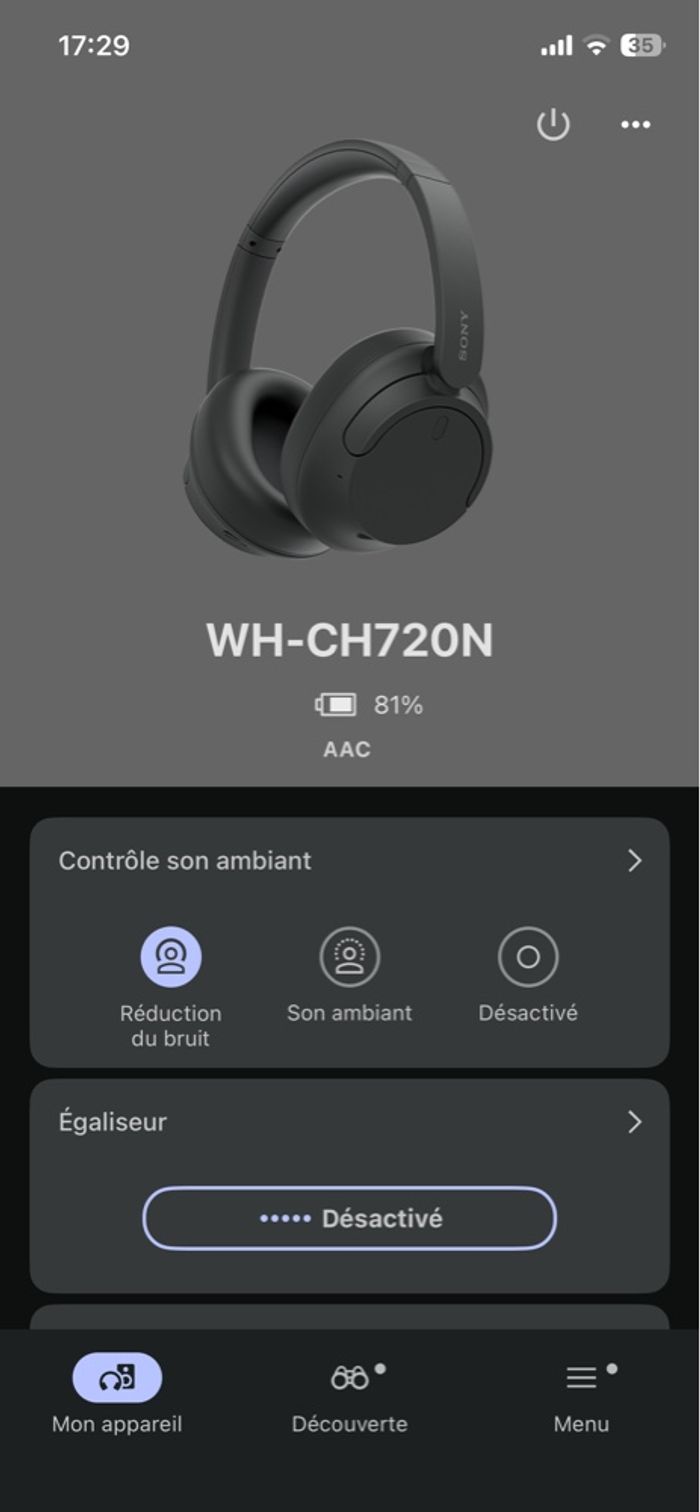 Casque Sony WH-CH720N - photo numéro 10