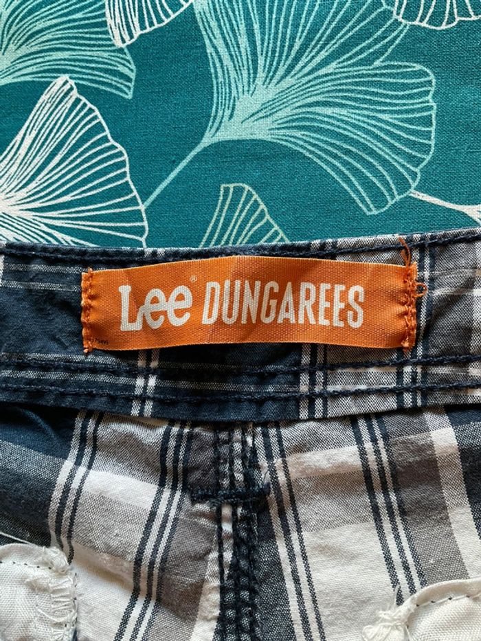 Short cargo bleu marine écossais à carreaux pour homme Lee taille W34 FR44 446 - photo numéro 8