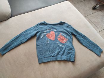 Pull léger bleu Kiabi 4 ans