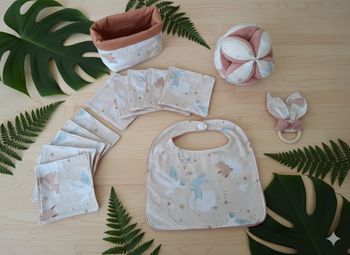 Kit Naissance Création fait main artisanale Thème: Animaux de la Forêt 