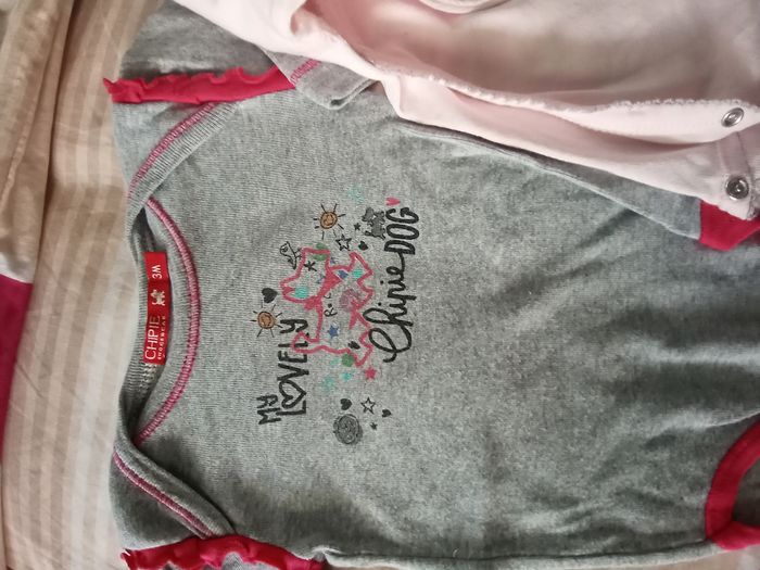 Lot 3 bodies manches longues - photo numéro 2