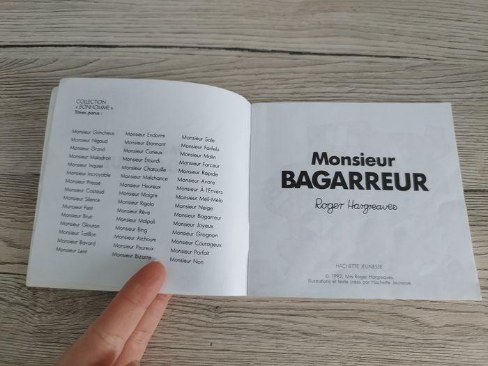 Livre monsieur madame : Monsieur Bagarreur - photo numéro 3