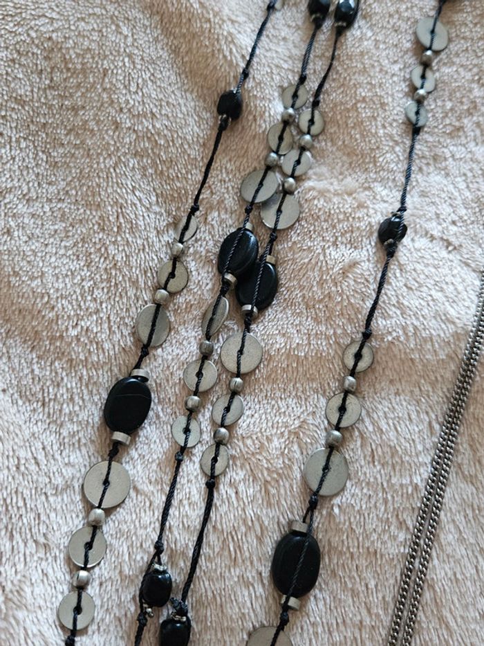 Lot de colliers longs et pendentifs fantaisie y2k - photo numéro 16