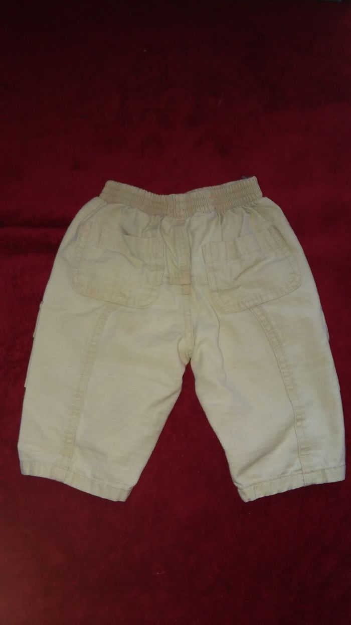 Pantalon beige 6 mois garçon kitiwatt - photo numéro 4