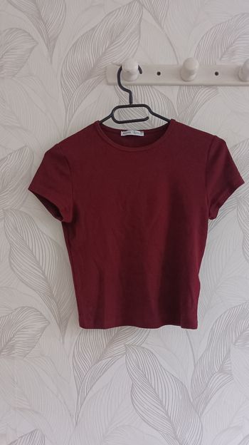 Tee-shirt court femme M