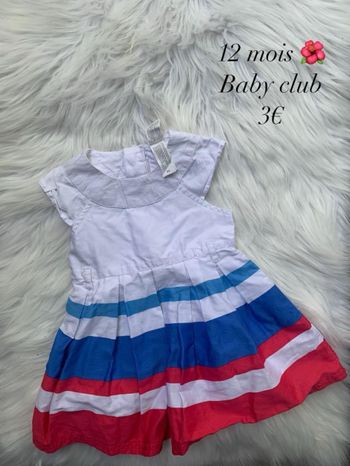 Robe 🌺 12 mois 🌺 Baby Club