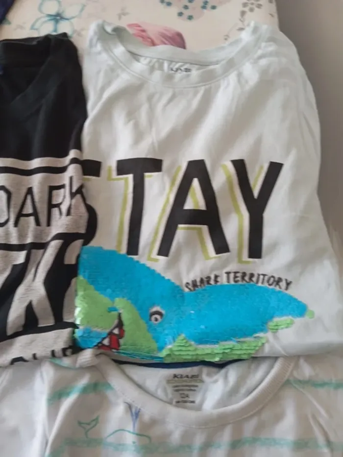 Lot t shirts manche courte 12 ans - photo numéro 7