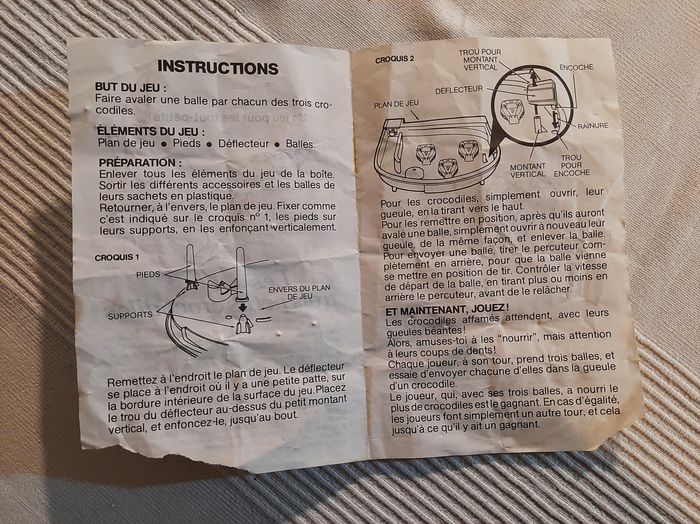 Jeu d’adresse vintage Les trois petits crocodiles – éveil et motricité - photo numéro 9
