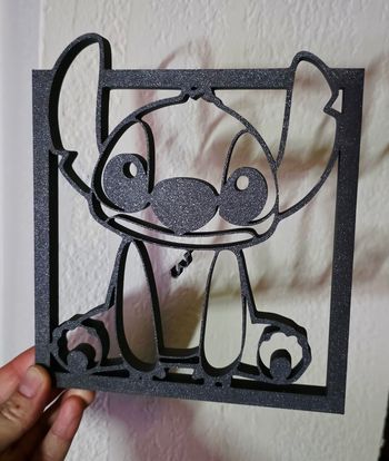 Decoration murale stitch 