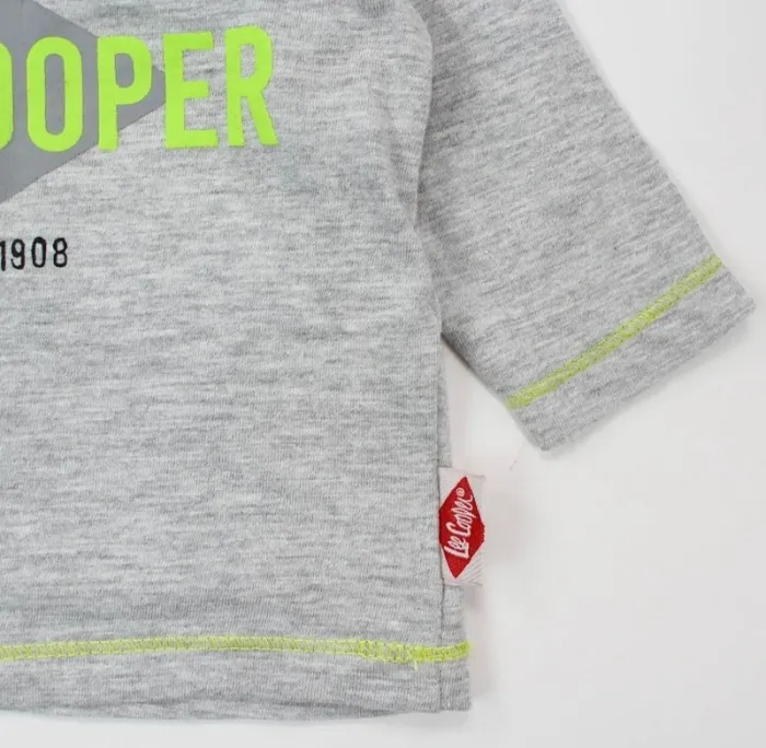 Ensemble lot 3 pièces Lee Cooper blouson capuche jeans t-shirt neuf garcon 3 mois - photo numéro 8