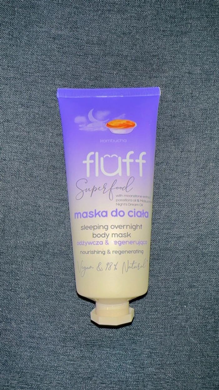 Masque de nuit Vegan Fluff Kombucha pour le corps - Neuf