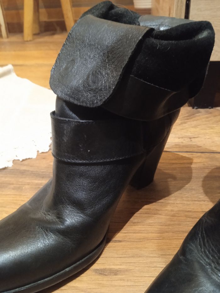 Bottines italiennes cuir - photo numéro 3