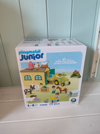 playmobil 71656 junior ferme avec tracteur