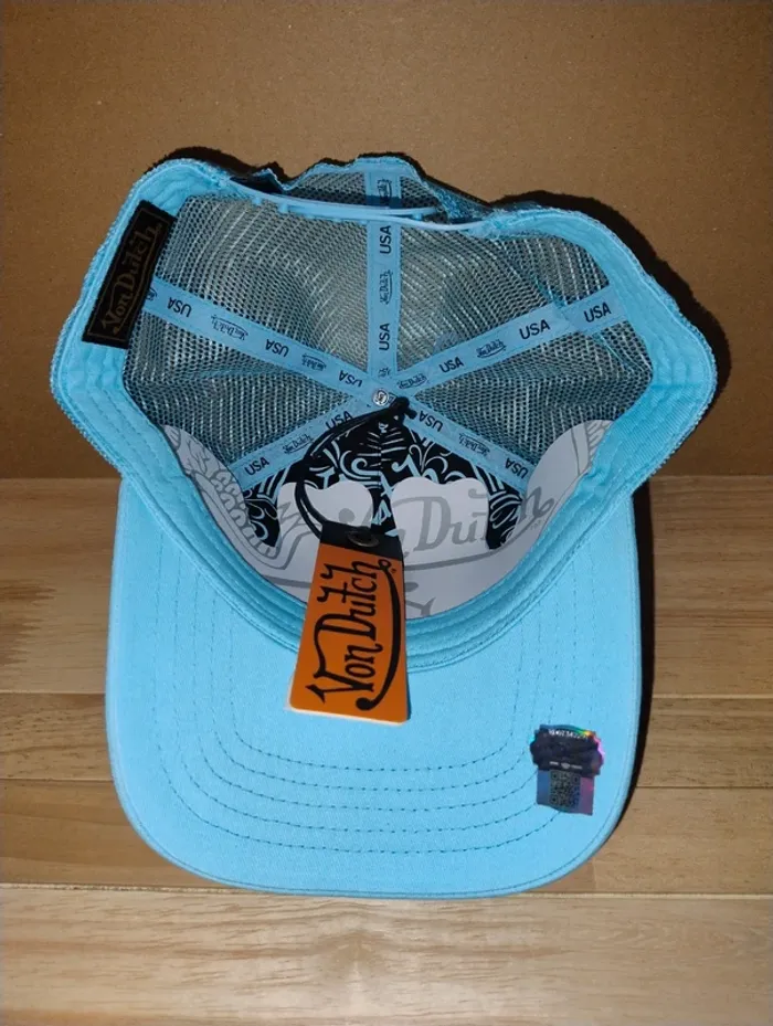 Von dutch casquette taille unique bleue et noire - photo numéro 6