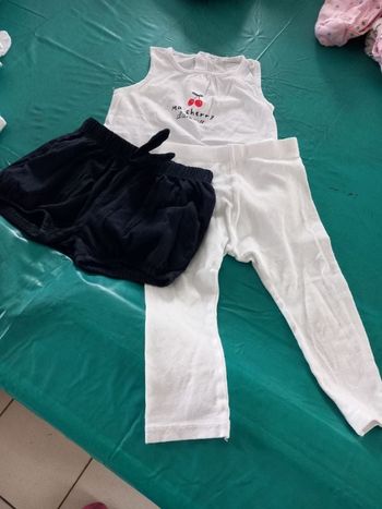 1 Tee-shirt + 1 leggin + 1 short