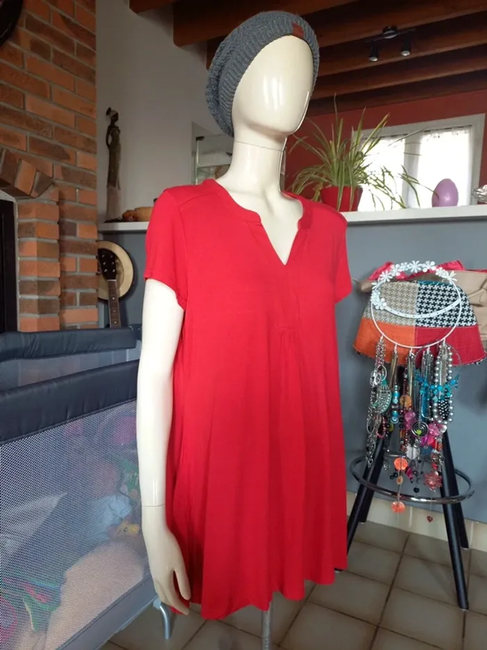 Tunique rouge T.XL - photo numéro 3